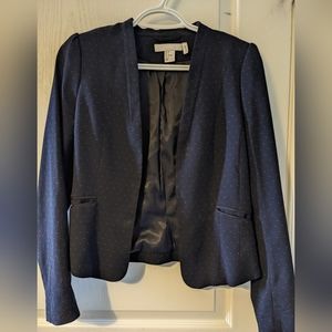 H&M Navy Structured Blazer